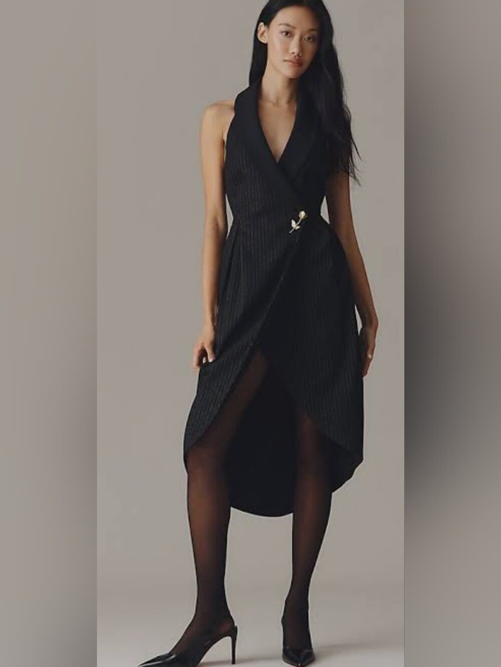 Anthropologie Tuxedo Dress NWT